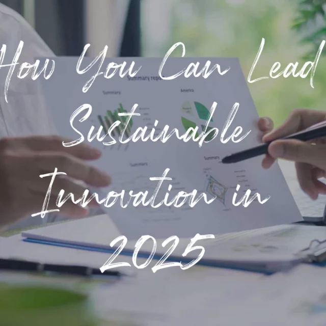 Do you want to create positive, sustainable change and get even better innovation results in 2025? 🌱

My latest article, How You Can Lead Sustainable Innovation in 2025, shows how you can adopt green ideas and solutions that will boost your business. 🚀

It’s comprehensive, clear and packed with tips and tools that you can start using straightaway. 

Let me know what you think. What would you add? ✨

https://bigbangpartnership.co.uk/lead-sustainable-innovation/

#sustainability #SustainableInnovation #sustainablebusiness